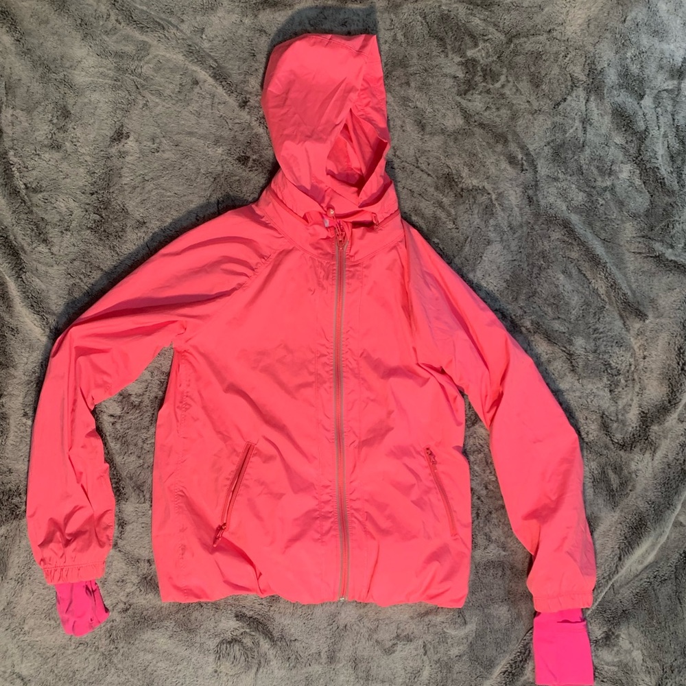 Ivivva athletica pink windbreaker jacket